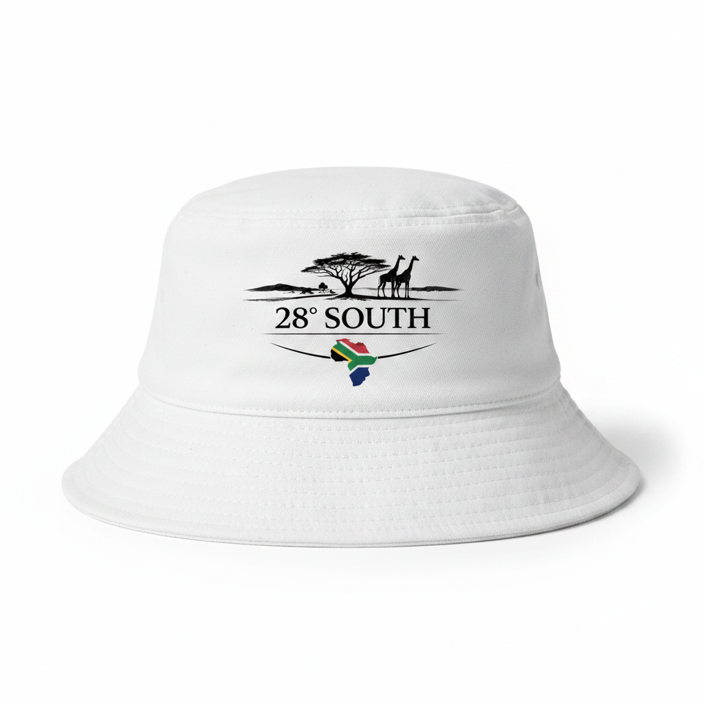 28° South White Bucket Hat