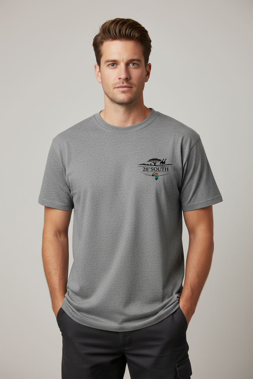 Custom Print Workwear T-Shirt - Grey