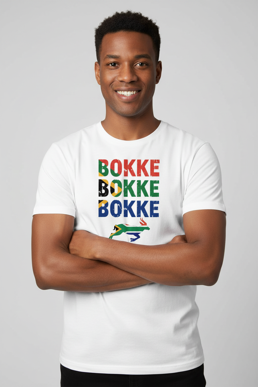 Male Model - White T-Shirt