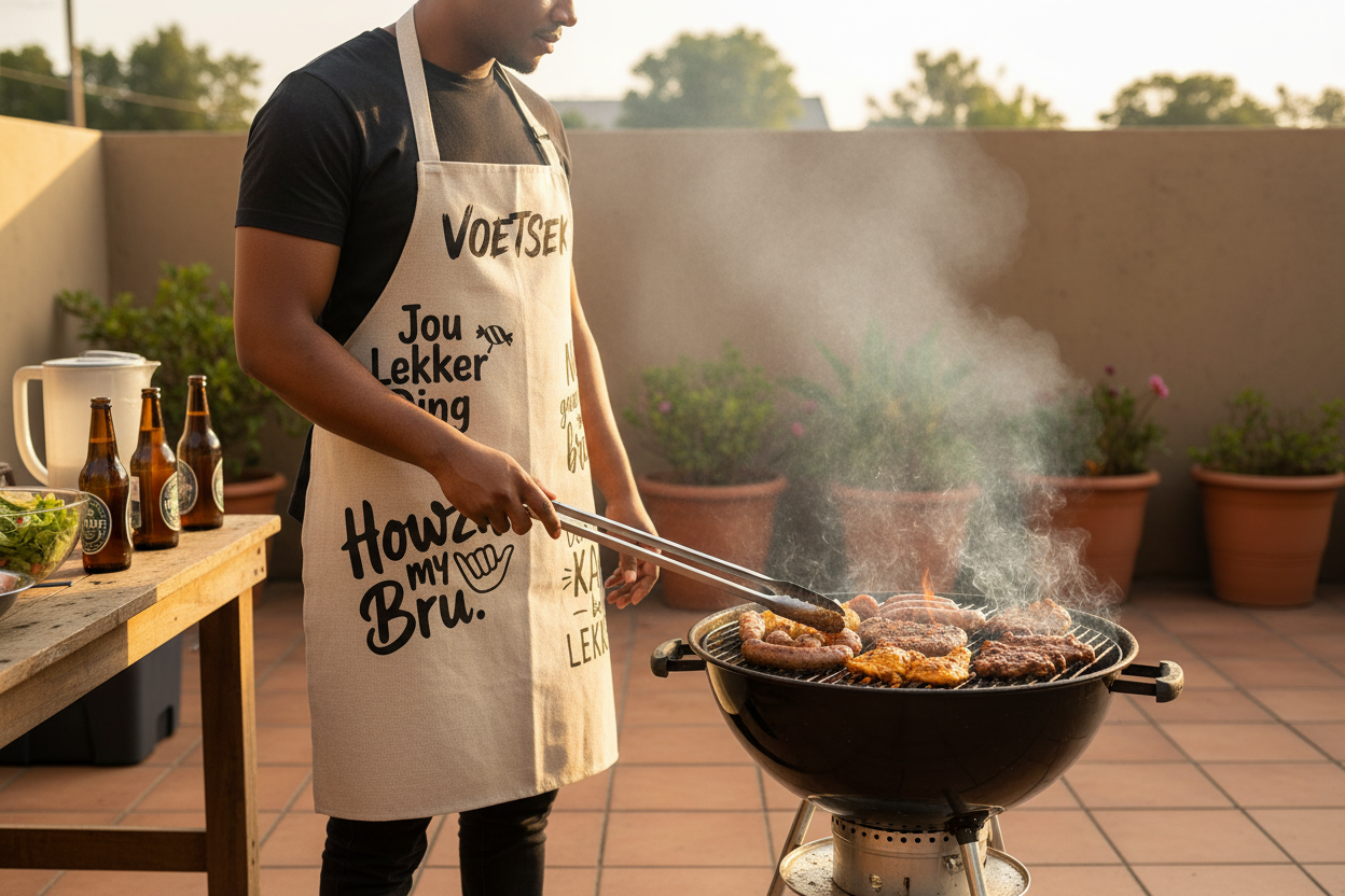 SA Slang Apron - Braai Setting