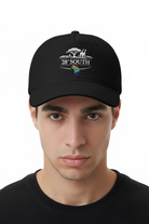 Black Cap - Model with White 28° South Logo