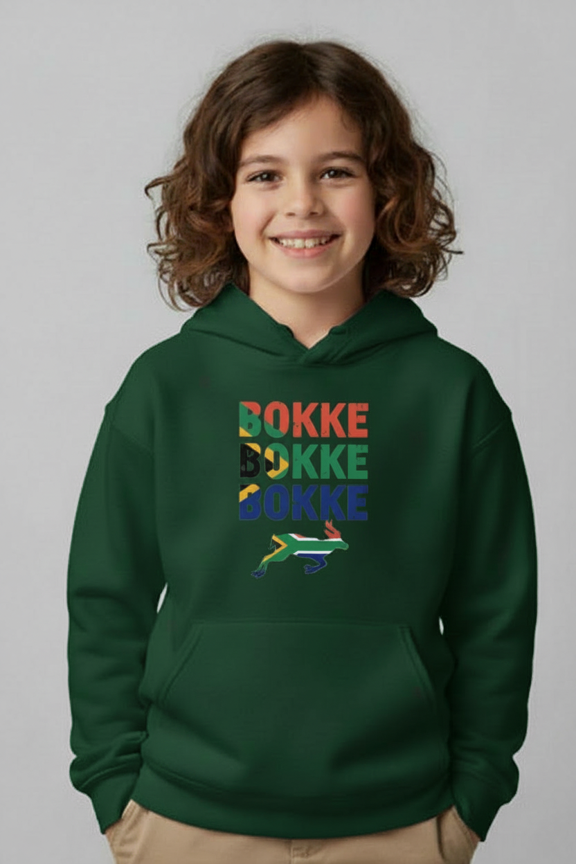 Fan Dark Green - Bokke Kids Hoodie