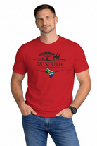 28° South Men's T-Shirt in Red