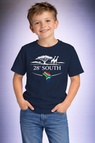 Navy Kids T-Shirt - Child Model