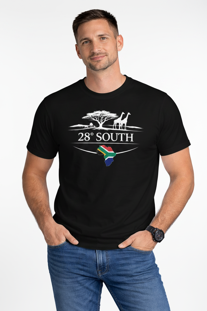 28° South Men's T-Shirt in Pitch Black