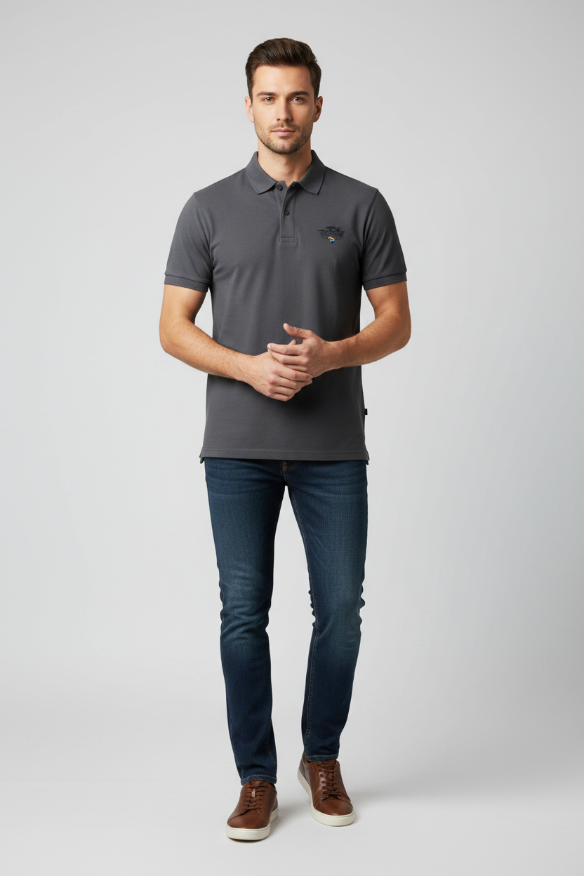 Polo - Charcoal