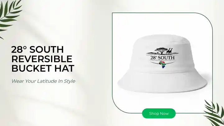 28&deg; South Reversible Bucket Hat by@Outfy
