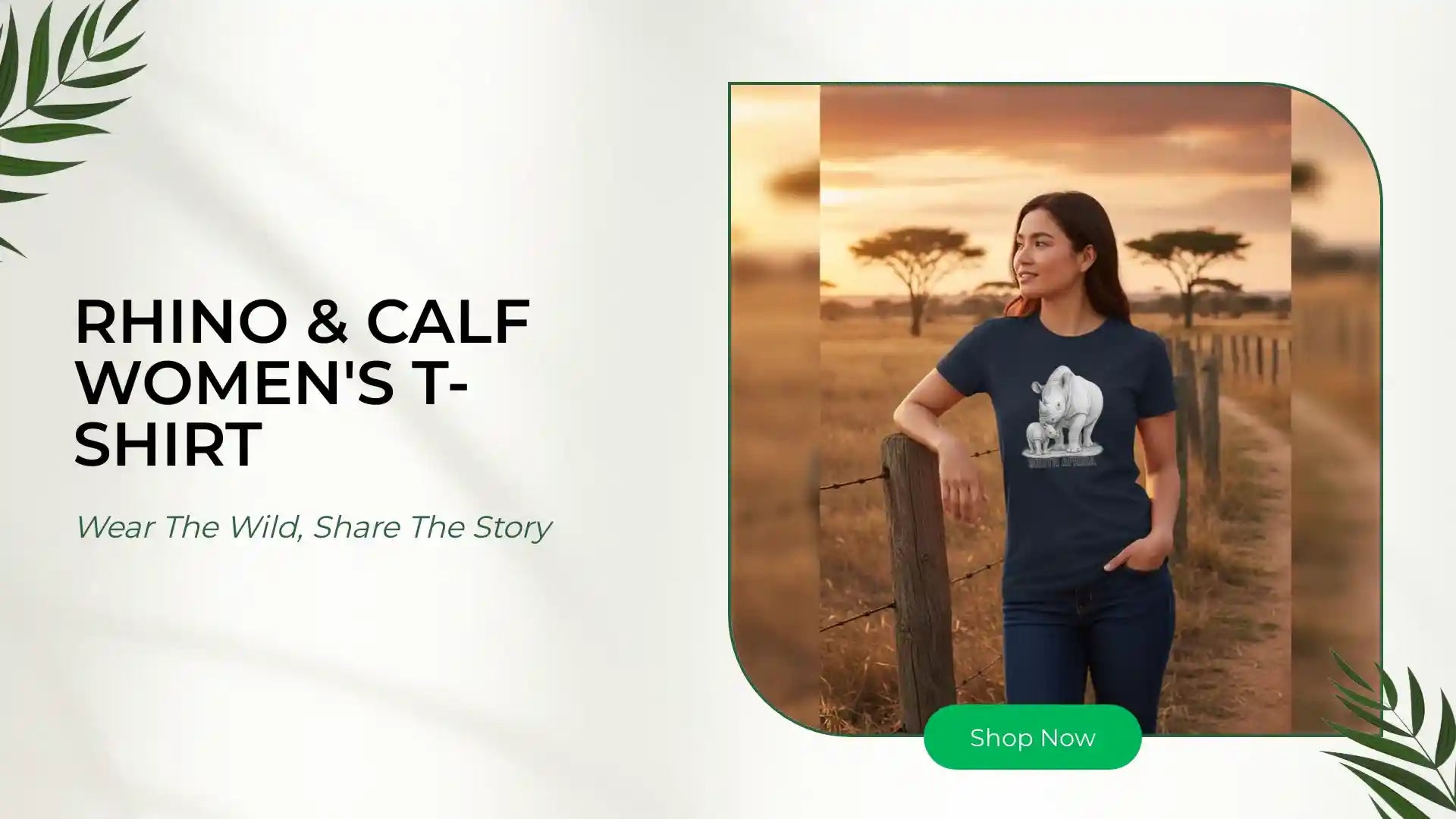 Rhino &amp; Calf Women's T-Shirt by@Outfy