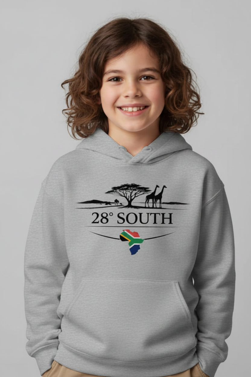 Sport Grey Kids Hoodie - Child Model