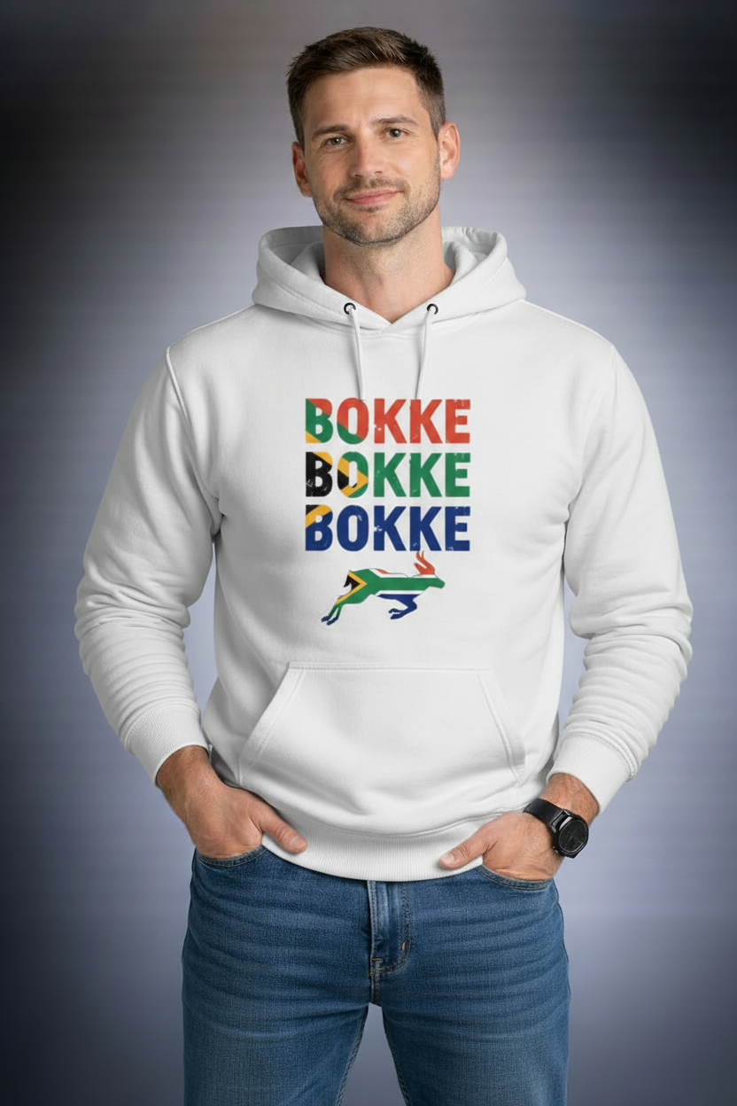 White - Bokke Men's Hoodie