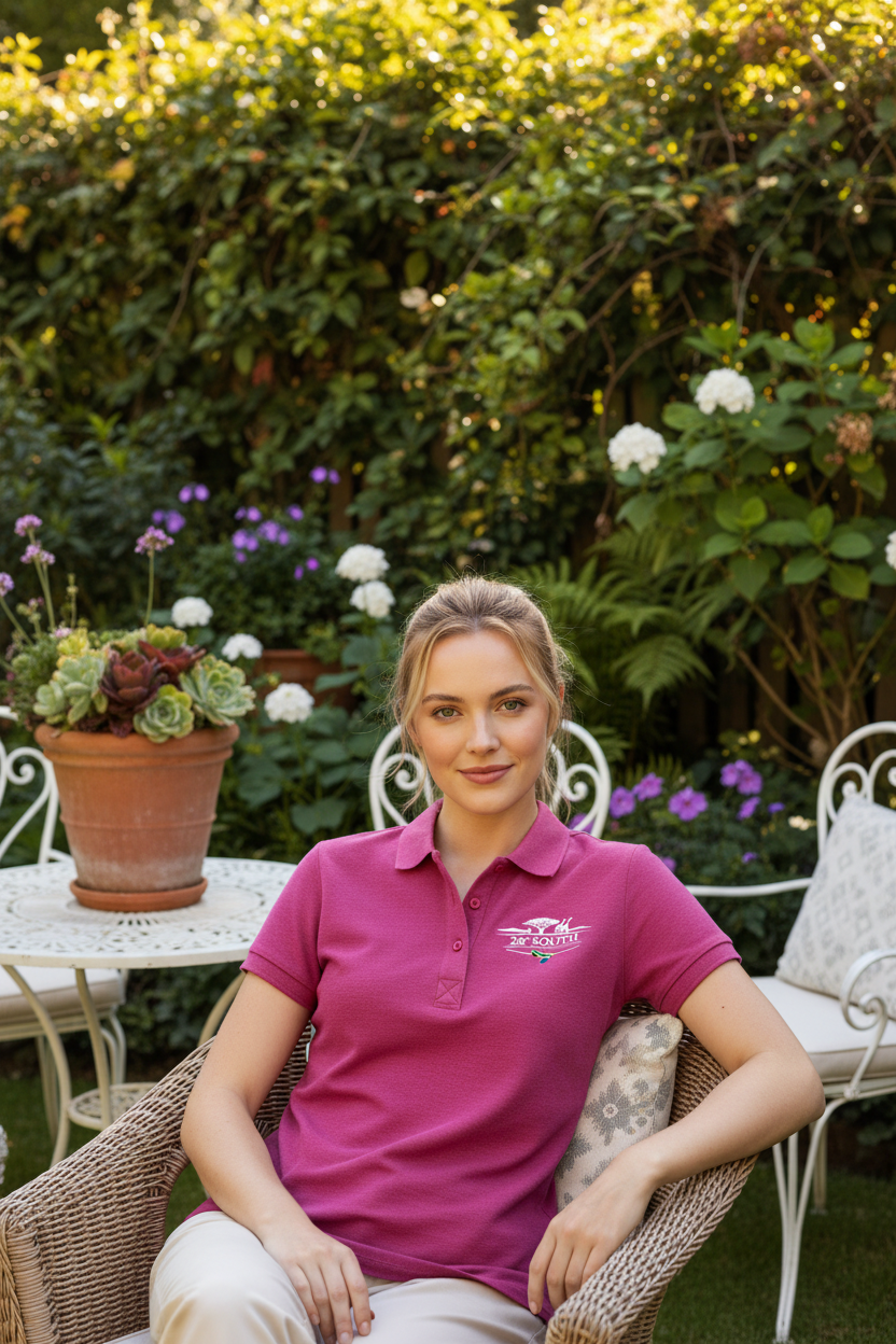 Women's Polo - Garden